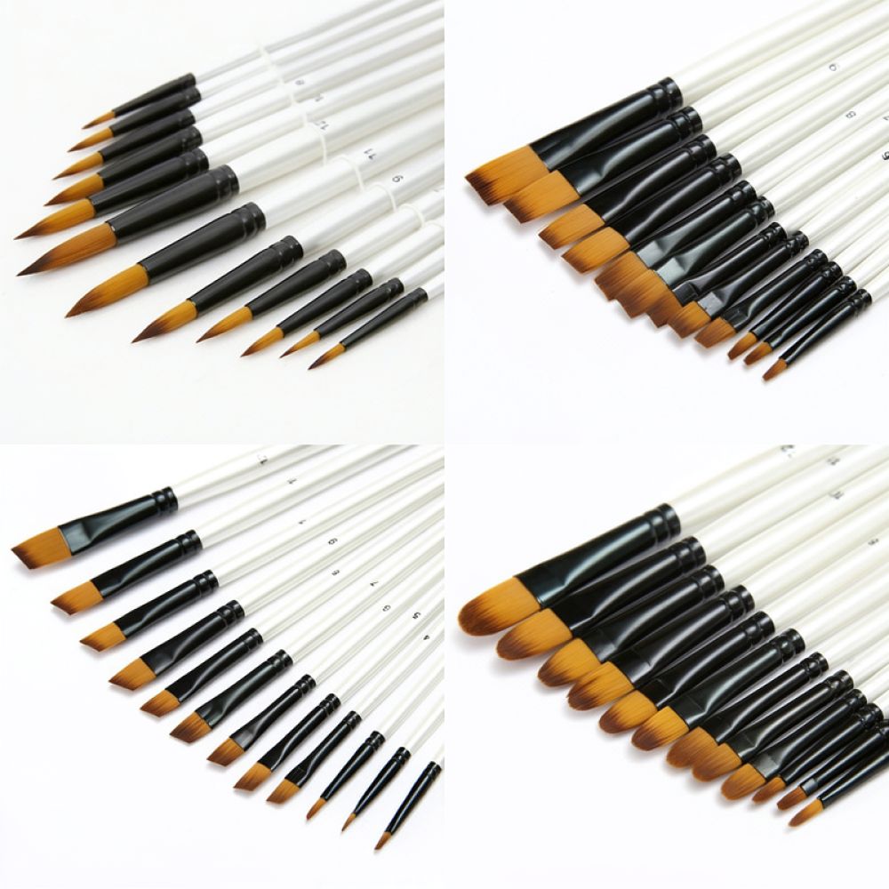 Gouache Paint Set - Juego de pinceles de nailon duraderos