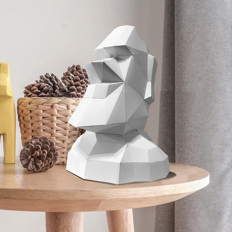Decoración Moai de Isla de Pas - Art Craft Cardboard reseña y precio